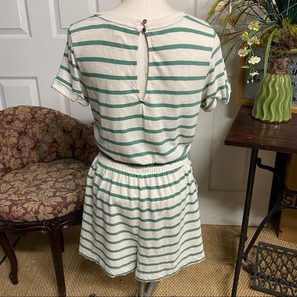 American Eagle Striped Crew Neck Knit Romper M - Picture 2 of 5